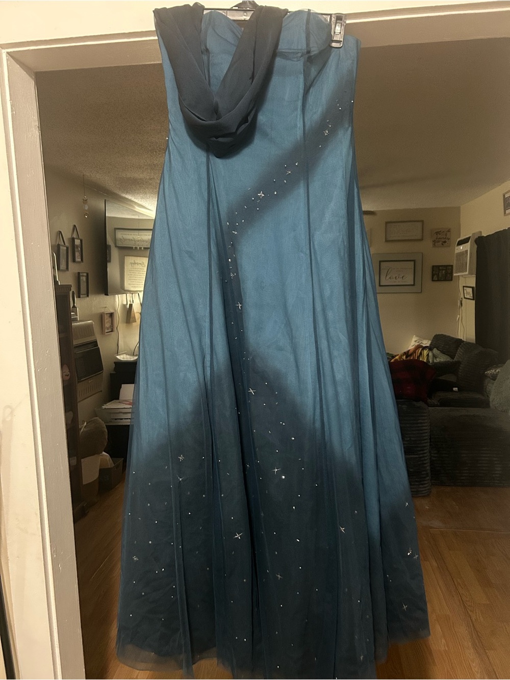 Blue Evening/Formal Gown